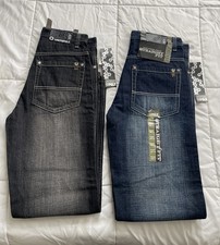 Southpole Jeans Y2K baggy hip hop deadstock Straight Leg skater NWT 90s Size 16