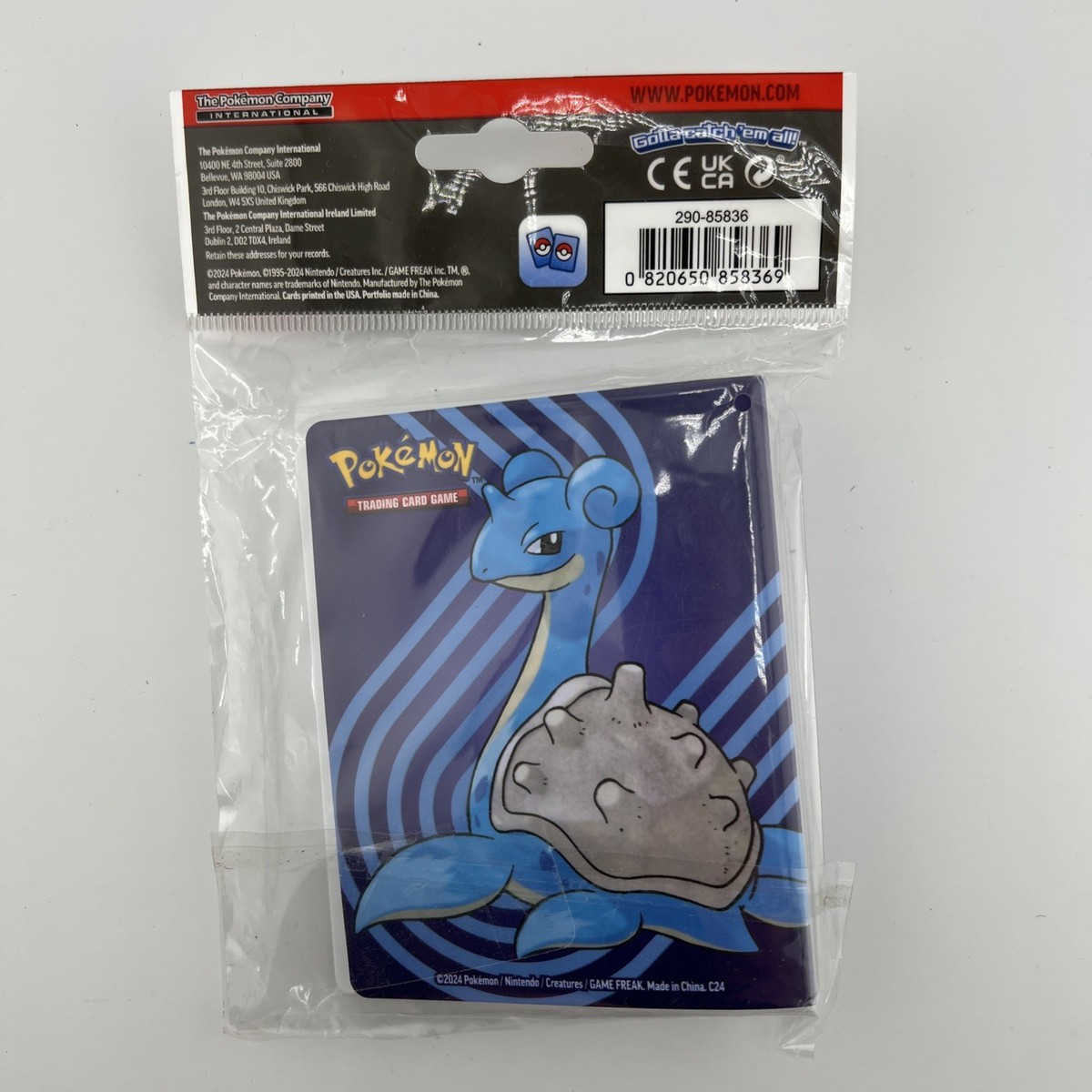 Pokemon Greninja Mini Portfolio/Mini Card Album Holds 60 TCG