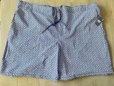 Lands End Men  s Bathing Trunks Boardshorts, SPF 50, Mesh-lined, Stretch, XXL, 7  