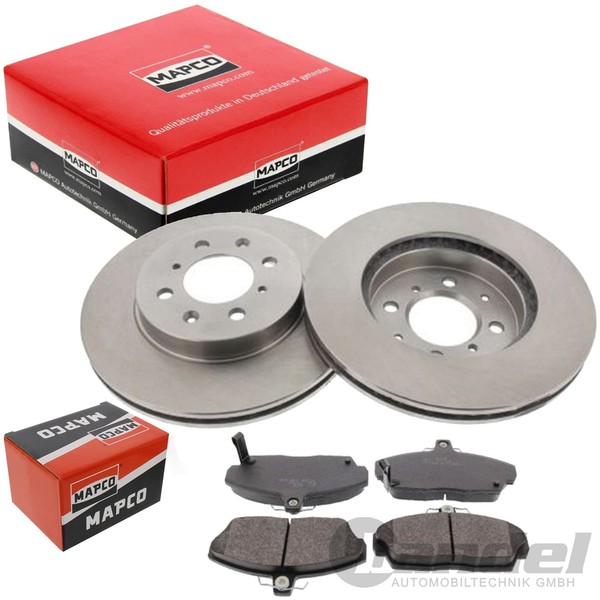 Mapco Bremsscheiben 262Mm + BelÄGe Vorne Passend FüR Honda Civic MG MG Rover 200-image