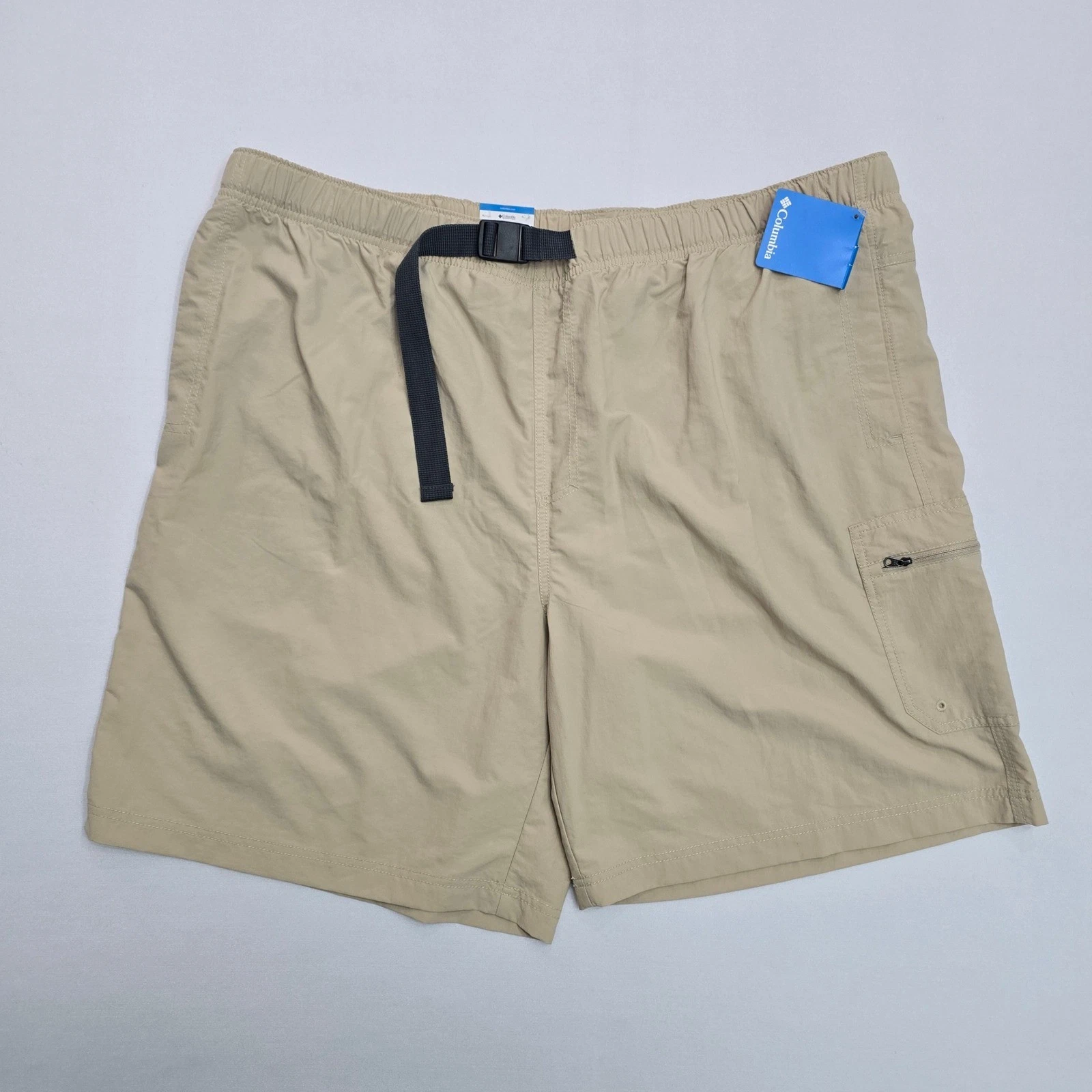 Columbia Mens XXL Relaxed Tan Khaki Hiking Fishing Shorts Integrated Belt NWT
Opens in a new window