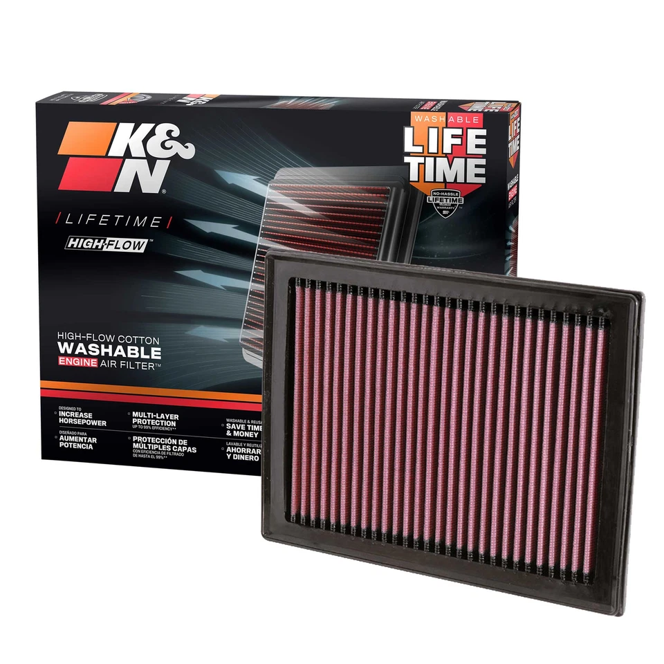 K&N 33-2409 Performance Air Filter for 2007-19 Sentra / 10-19 Juke / 09-13 FX35 - Image 4 of 4