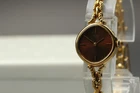 Vintage 1980 *Exc+5* Seiko 1400-6380 Gold Bracelet Quartz Women Watch From JAPAN