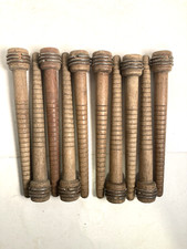 Wood Bobbins Spools Wooden Industrial Style, ...