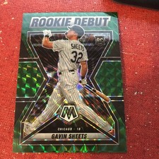 2022 Panini Mosaic - Gavin Sheets  Rookie Debut Green Prizm ROOKIE CARD RC RD-16