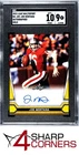 2021 LEAF MULTISPORT AUTO GOLD #BA-JM1 JOE MONTANA POP 5 SGC 9 AUTO 10