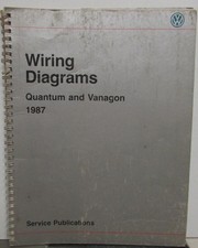 1987 Volkswagen Vw Electrical Wiring Diagrams - Quantum Vanagon 1987 Volkswagen Vw Electrical Wiring Diagrams - Quantum Vanagon