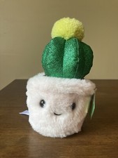 FAO Schwarz 7" Sparklers Plant Golden Ball Cactus Toy Plush