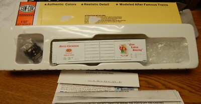 CON-COR CHRISTMAS NINE LADIES DANCING DOUBLE DOOR BOX CAR NIB UNBUILT HO SCALE