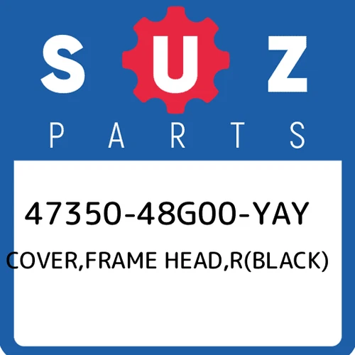 COVER, FRAME HEAD RH (BLACK)