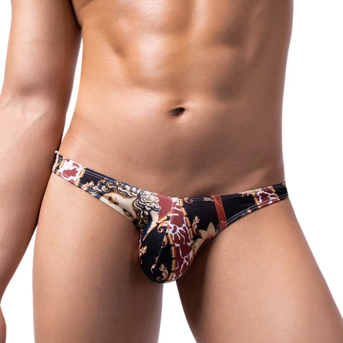 Sexy Hombres Calzoncillos Elásticos Hipster Ropa Interior de tiro bajo Ropa de playa Bikini Bolsa Calzoncillos - Imagen 15 de 48