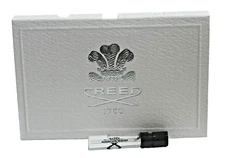 Creed Silver Mountain Water Unisex VIAL 0.06oz/ 1.7 ml Edp Spray New On Card