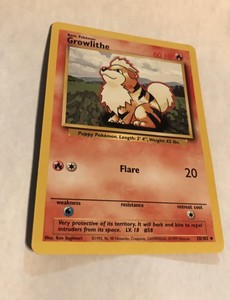 Growlithe Pokémon Card | eBay
