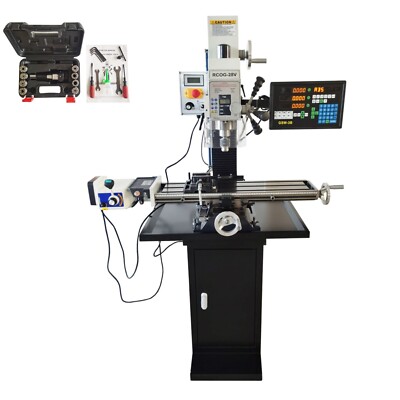 RCOG-28V Brushless Motor Precision Lathe 110V Milling Drilling Machine