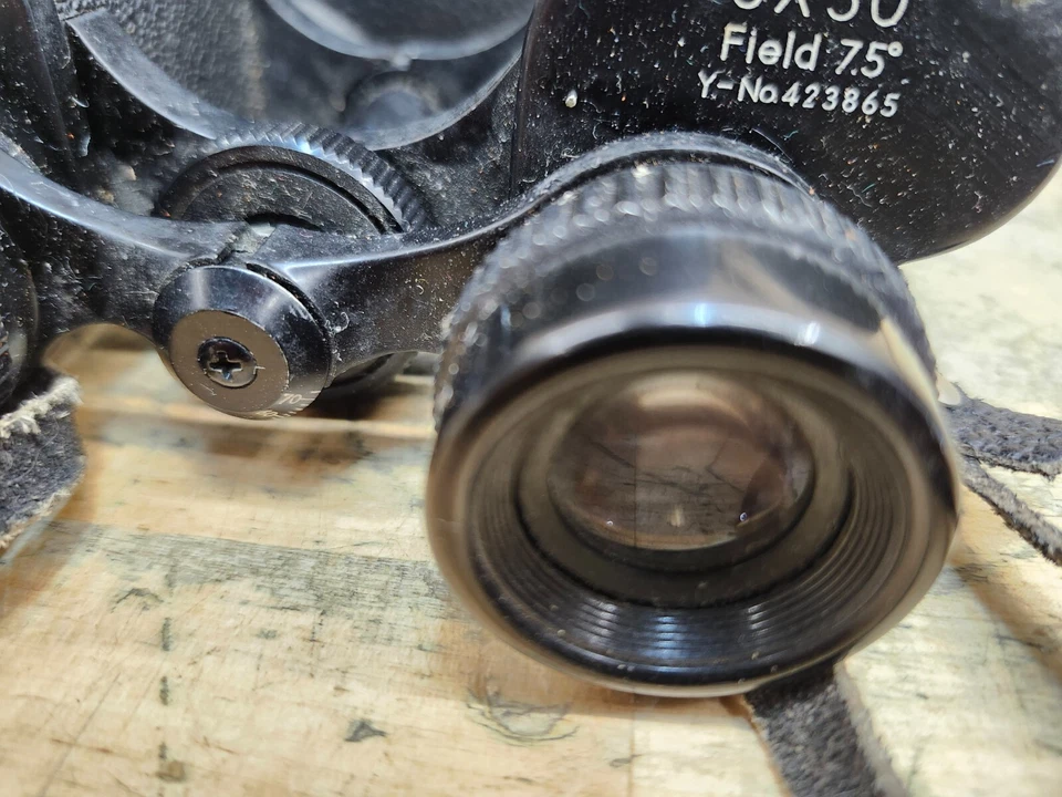 PRISMÁTICOS ÓPTICOS RECUBIERTOS YASHICA 8 X 30 CAMPO 7,5° Nº Y #423865 con estuche Foto 4 de 4