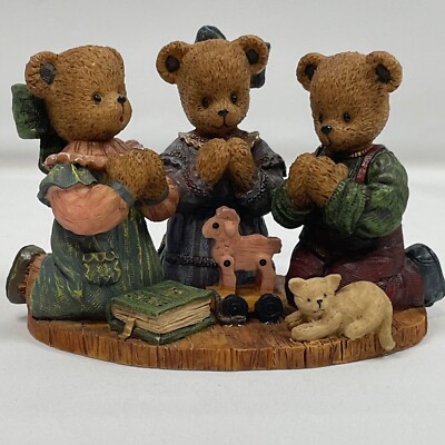 Young's Berry Hill Bears ''For Where Two or Three are Gathered 1997 figurines
