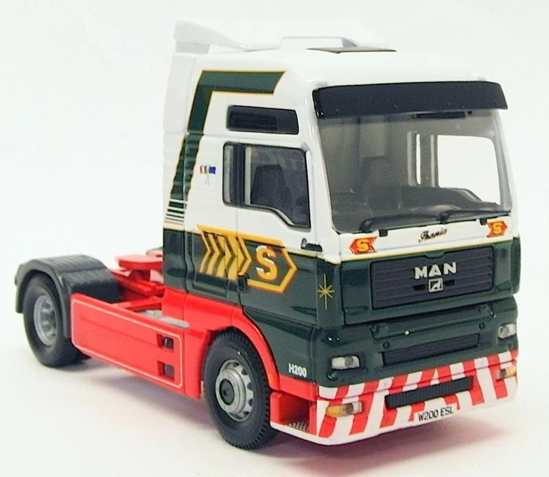Corgi 1/50 Scale Model Truck CC13401 - MAN TGA Curtainside - Eddie Stobart Ltd. - Image 4 of 4