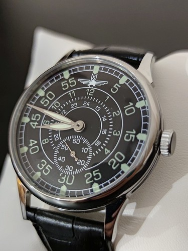 NEW! Pobeda Watch Aviation Mechanical USSR Soviet Wrist Russian Rare Men's - Picture 2 of 8