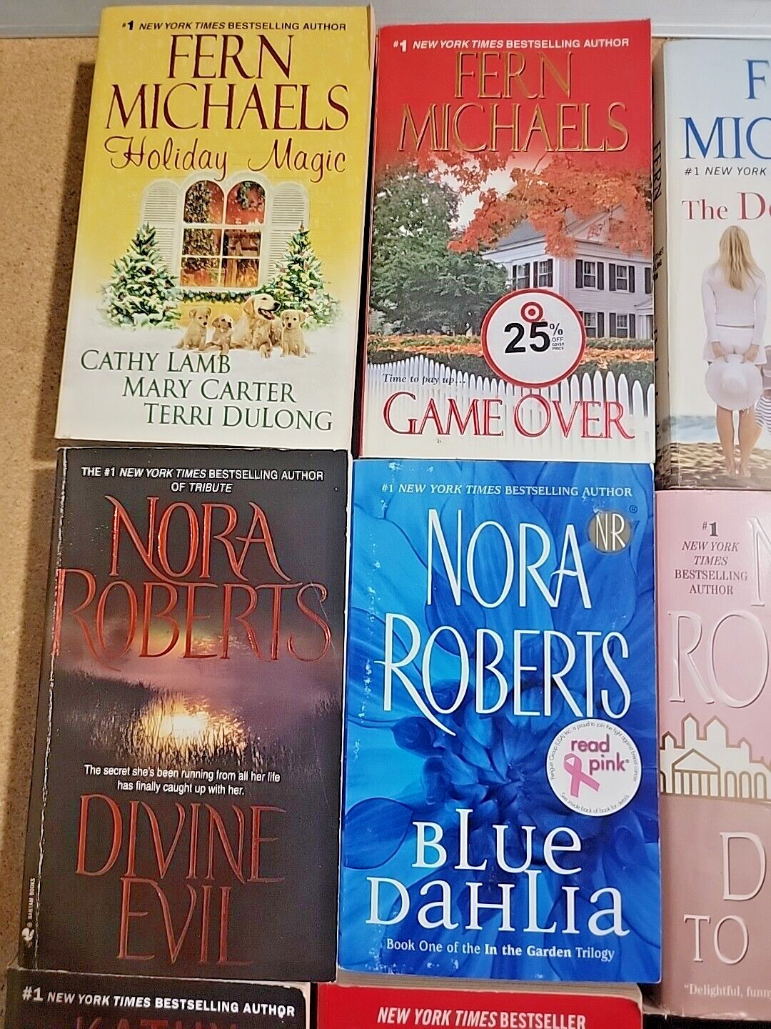 Lot of 12 Random Romance, Gothic, Thriller Paperbacks Various Authors