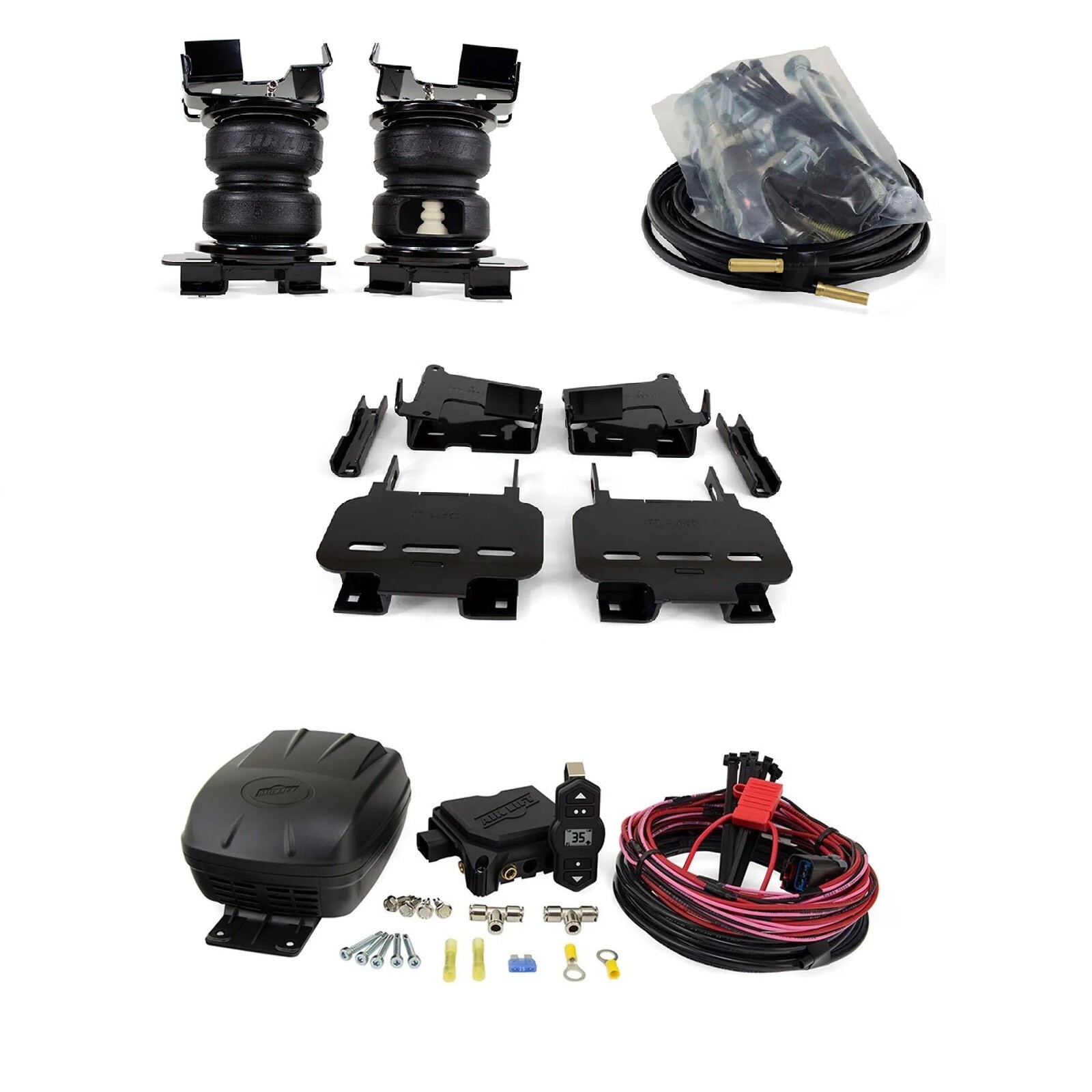 Air Lift LoadLifter Springs & WirelessOne Compressor for 15-20 Ford F-150 4WD