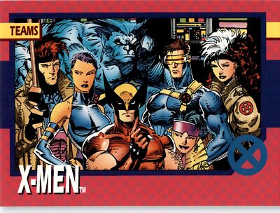 1992 Impel The Uncanny X-Men #72 X-Men (Blue Strike Force)