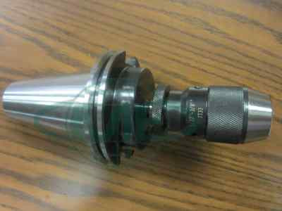 CME/HARVEST 3/8'' KEYLESS DRILL CHUCK W. CAT50 ARBOR CNC TTOOLING heavy duty-NEW