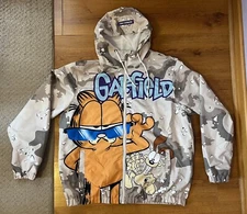 Garfield Members Only X Camo  Windbreaker Lightweight Jacket Men's Large