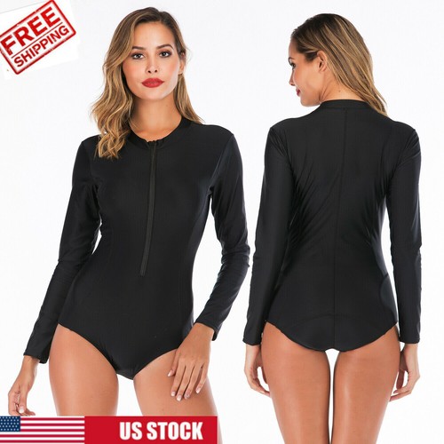 padded long sleeve swimsuit