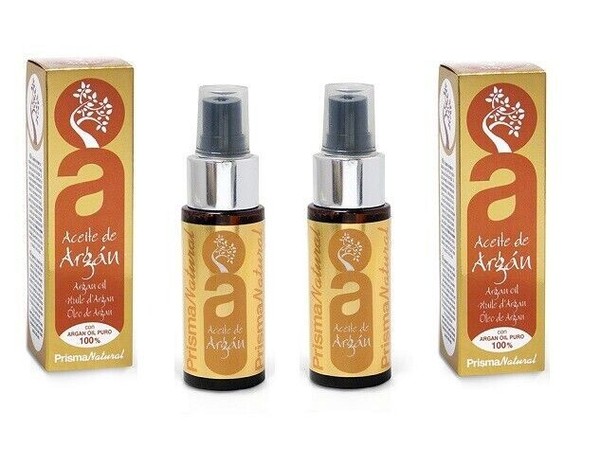 Aceite de argan 100% puro spray 2x50 ml Prisma Natural