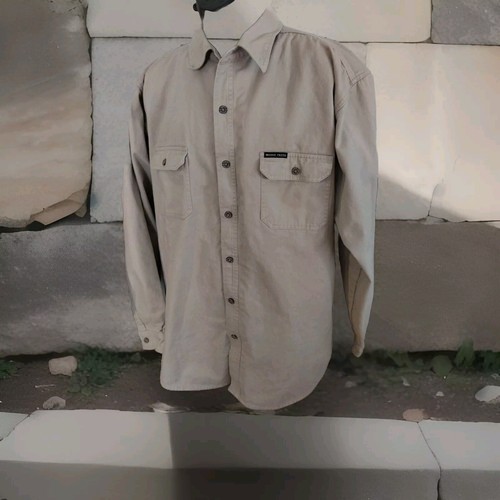 MOOSE CREEK HEMDJACKE FLANELL GEFÜTTERT KNOPFLEISTE HELLBRAUN BEIGE 2XLT