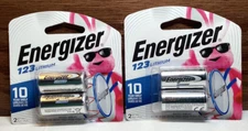 Energizer 123 LITHIUM Battery  4- Count  12/2035 Exp. NEW