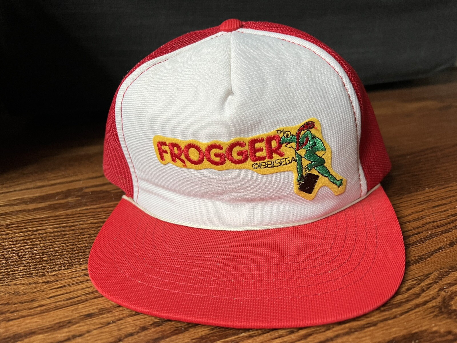 Rare Vintage 1981 SEGA Frogger Trucker Hat - Very Cle… - Gem