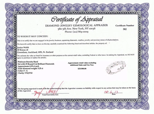 Collar de diamantes redondos de 16 quilates por yarda de oro blanco de 14 k cultivado en laboratorio 54" E-F VS/SI1 Foto 4 de 4