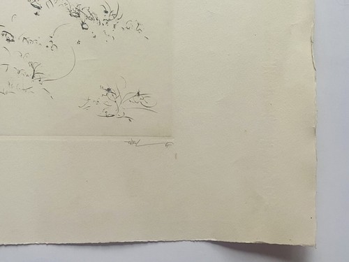 Mid Century Modern 1964 MCM Peter Takal Abstract Etching The Hill Signed 114/210 - Picture 12 of 13