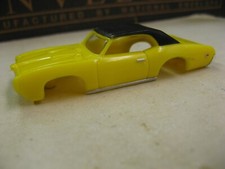 Model Motoring Vintage HO 1999 Yellow 1969 GTO Convertible Slot Car Body