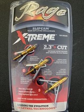 NEW Rage Xtreme. Extreme  2 Blade 100 Gr 2.3 inch Broadheads FREE SHIPPING