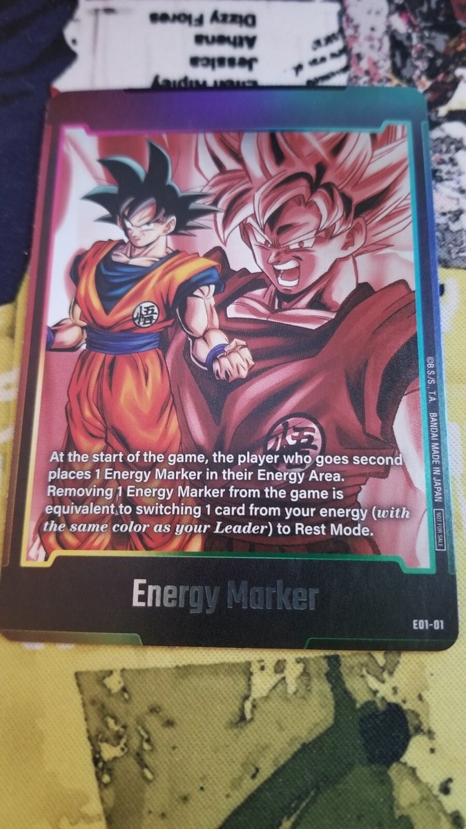 Dragon Ball Super Fusion World Son Goku Energy Marker E01-01 Dragon Ball Super Fusion World Son Goku Energy Marker E01-01