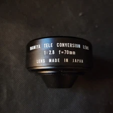 Mamiya Tele Conversion Lens 1:2.8 70mm Japan