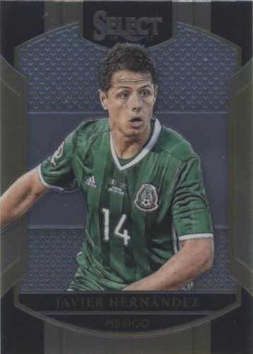 2016-17 Panini Select Soccer JAVIER HERNANDEZ #170 SILVER PRIZM