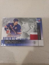 2002-03 PACIFIC ATOMIC MARK MESSIER GAME USED PATCH 2 COLOR 259/312 RANGERS
