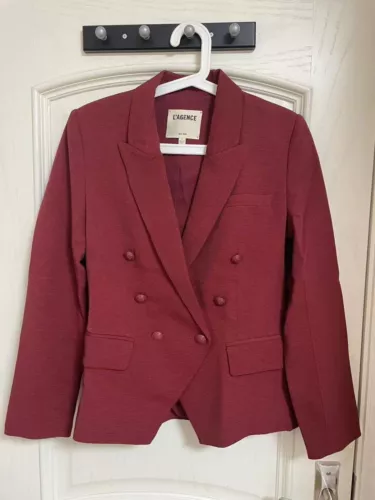 NEU AUTHENTISCHER L'AGENCE Kenzie Blazer Syrah - Bild 6 von 8