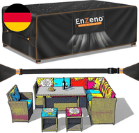 Enzeno Abdeckung GartenmöBel Wasserdicht 200X180X90Cm, LoungemöBel Abdeckung Win