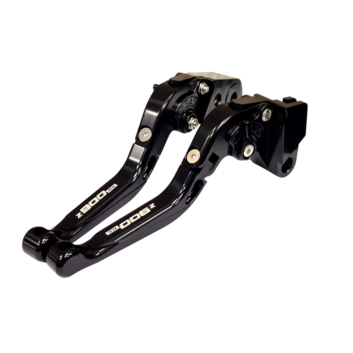 リバース Black Adjustable Brake & Clutch Levers - Kawasaki Z900 RS Z900RS