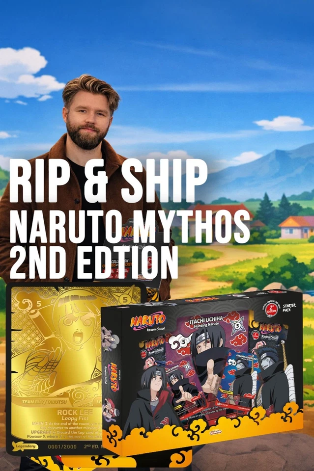 Naruto Mythos 2nd Edition, Special Pack Itachi  ⚡️Rip & Ship