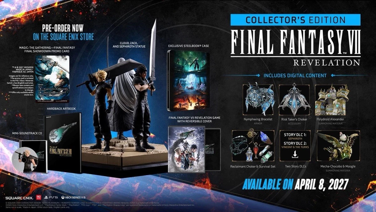 Las mejores ofertas en Final Fantasy VII edición coleccionista
