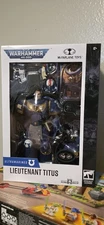 McFarlane Warhammer 40000 Lieutenant Titus Space Marine PLATINUM Edition Chase
