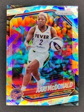 2025 Panini WNBA Prizm AARI McDONALD Silver Ice Prizm #10 Los Angeles Sparks (A)