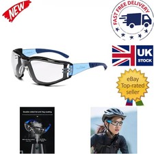 Eye Protection Goggles - Clear Safety Glasses for Outdoor Sports - Soft Foam