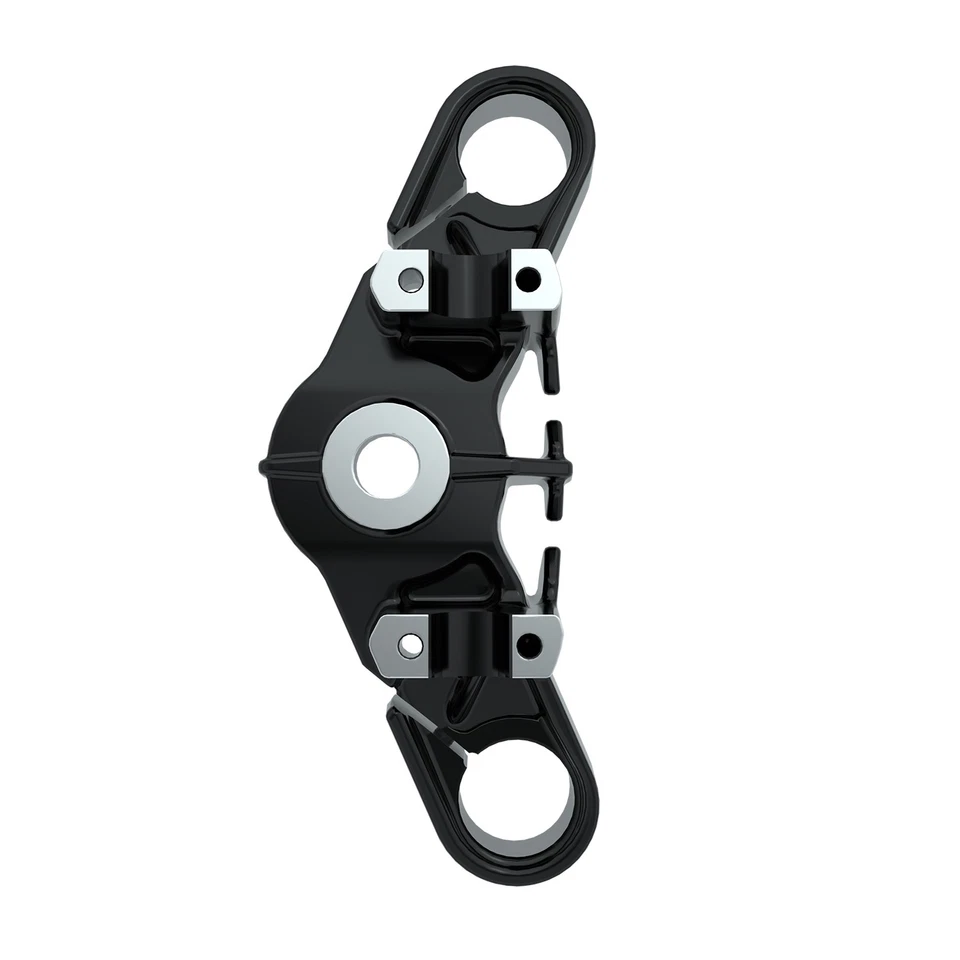 Indian Motorcycle Triple Clamp, Upper, Black Gloss, Cardinal - Image 4 of 4