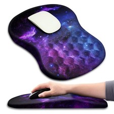 Ergonomic Mouse Pad Wrist Support with Massage Design, Wrist Rest Pain Relief...